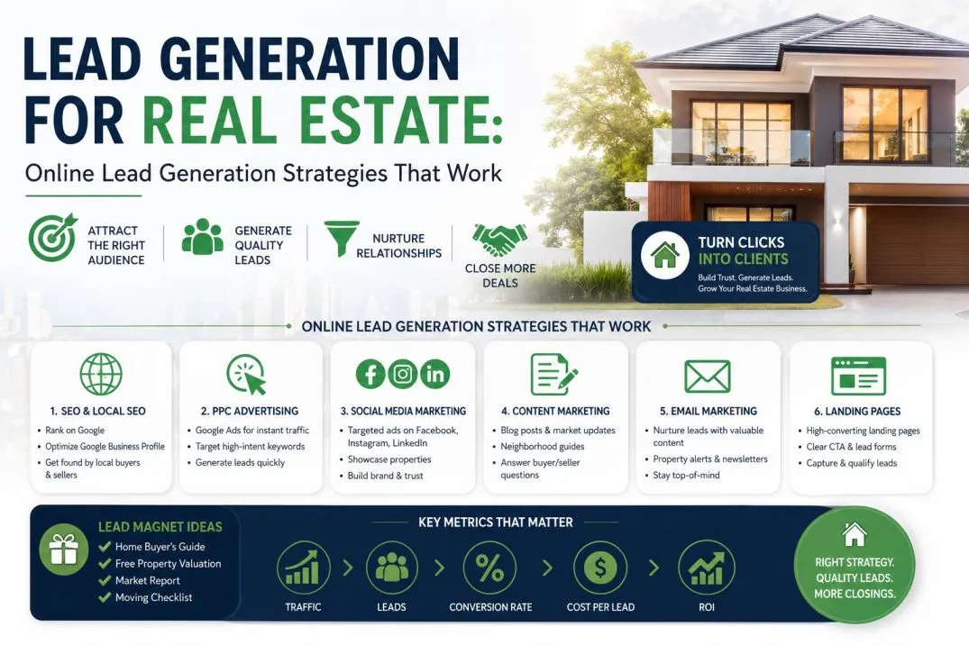 Lead Generation for Real Estate: Online Lead Generation Strategies That Work